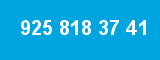 925 818 37 41 925 818 37 41
